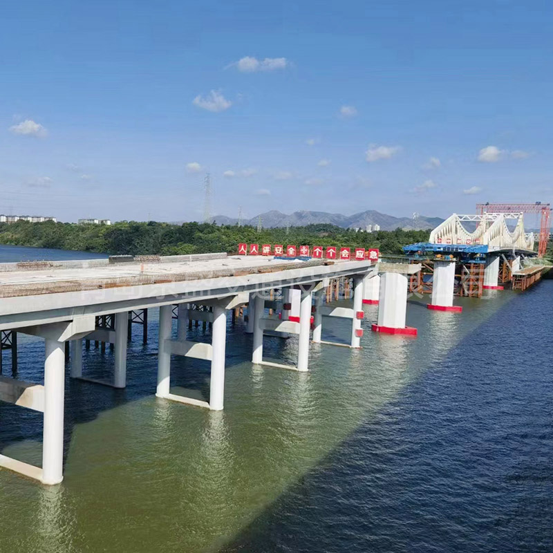 橋梁防撞，橋梁防撞設(shè)施，橋墩防撞，橋墩防撞設(shè)施，防撞護(hù)舷，橋墩防撞護(hù)舷，復(fù)合材料防撞設(shè)施，鋼覆防撞圈設(shè)施，固定式防撞設(shè)施，自浮式鋼覆復(fù)合材料，frp防撞圈，防撞圈-贛州螺溪州大橋自浮式防撞設(shè)施