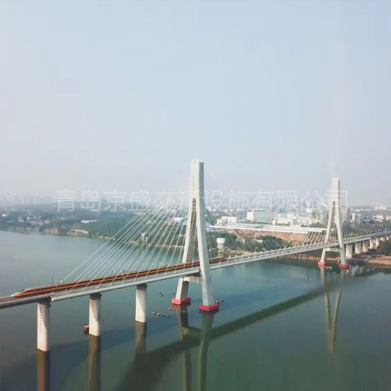 橋梁防撞，橋梁防撞設(shè)施，橋墩防撞，橋墩防撞設(shè)施，防撞護(hù)舷，橋墩防撞護(hù)舷，復(fù)合材料防撞設(shè)施，鋼覆防撞圈設(shè)施，固定式防撞設(shè)施，自浮式鋼覆復(fù)合材料，frp防撞圈，防撞圈-昌贛高鐵贛州贛江特大橋防撞設(shè)施